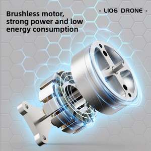 L106 8K Dron Cuadricóptero con Flujo Óptico GPS, Motor sin Escobillas, ESC, Control Remoto, Juguete de Avión para Fotografía Aérea, 3KM, Hecho de Plástico - Product Image 5