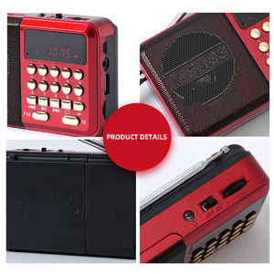 Factory <b>Digital</b> Radio Plastic LCD Display TF USB Play 1000mAh Battery Portable Radio for Home Gift Elderly Leisure Radio - Product Image 2