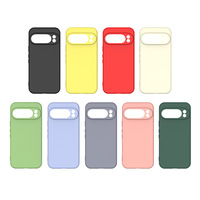 Coque arrière en silicone liquide TPU souple antichoc Coque de protection pour Google Pixel 9 9A 9Pro 9ProXL 10 Pro Max coques de téléphone portable
