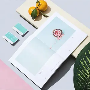 사용자 정의 기업 광고지 설명서 접기 리플릿 광고지 인쇄 서비스 카탈로그 팜플렛