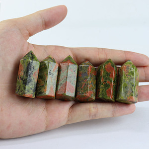 Torre naturale di alta qualità del punto della pietra preziosa, cristallo esagonale a 6 lati per il regalo & la decorazione di guarigione (35x15mm) - Product Image 2
