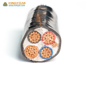 NYY Cable de alimentación industrial de alta calidad Conductor de cobre de bajo voltaje de 600V con aislamiento y funda de PVC - Product Image 1