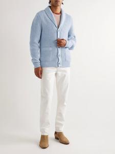ODM Winter Thick <strong>Men</strong> <strong>Cardigan</strong> Sweater With Button Knitted <strong>Shawl</strong> <strong>Collar</strong> Cashmere <strong>Cardigan</strong> <strong>Men</strong> - Product Image 6