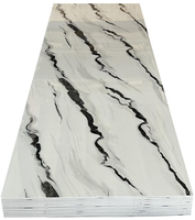 Feuille de marbre classique haute brillance, résistante au feu, imperméable, sans formaldéhyde, durable, flexible et résistante aux UV