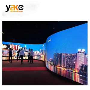 Mur vidéo LED incurvé intelligent Yake P1.86/P2.6/P3.91 pour intérieur et extérieur, location, sans écran noir, pour concerts et événements (Pantallas LED) - Product Image 1