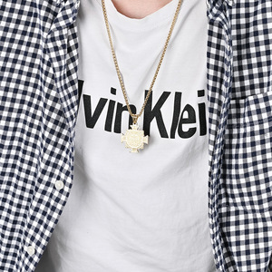 Collana Tempusort con Ciondolo Scheda Sacra di <span class=keywords><strong>San</strong></span> Benedetto Placcata Oro 18K in Acciaio Inossidabile per Uomo, Gioielli alla Moda all'Ingrosso - Product Image 6