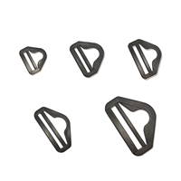 Boucle de fixation réglable en plastique POM robuste avec anneau en D pour sangle de sac à dos tactique et équipement de plein air
