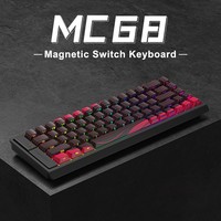 LANGTU MC68 New Ultra Topographic Keycap Magnetic Switch USB Wired Gaming Mechanical Keyboard 0.01mmRT 8Khz Low Delay