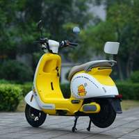 Trottinette Électrique Rétro Sans Balais à Deux Roues pour Adultes, 800W 60V, Batterie au Lithium, Idéale pour les Déplacements Urbains Quotidiens - Vente en Gros