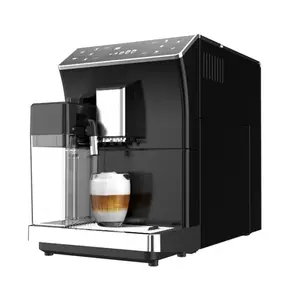 Профессиональная автоматическая кофемашина Эспрессо Коммерческая кофеварка с баком для молока