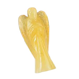 Venta al por mayor de piedra de ágata de cristal de Aventurina amarilla Natural de 2 pulgadas Ángel de la mejor calidad para la curación de Reiki y regalos novedosos - Product Image 1