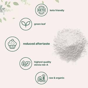 Miglior prezzo organico purificato glicosidi steviolici alla rinfusa in polvere integratori a base di erbe tradizionali ingredienti naturali - Product Image 4