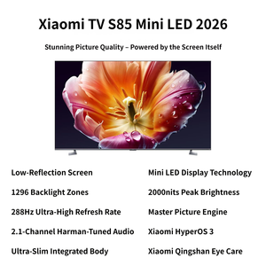 Prise chinoise, 110-240V~, 100% Original Authentique MIJIA Smart <span class=keywords><strong>TV</strong></span> S Miniled Série 2026 | |   55" 65" <span class=keywords><strong>75</strong></span>" 85" 100" - Product Image 5