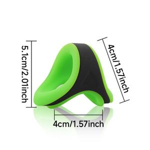 Anneau pénien triple en silicone souple pour homme, pour l'amélioration masculine, retard de l'éjaculation, anneau de pénis, jouets sexuels pour adultes - Product Image 2