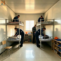 Maison conteneur modulaire pliable pour un déploiement rapide, maison préfabriquée peu encombrante et abri d'urgence portable