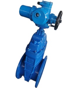 Customization Motorized Ductile <b>Iron</b> Soft Sealing Flange Gate With Actuator Z45X Actuator Gate - Product Image 6