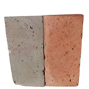 Decoratieve rode gesinterde klei gepolijste bakstenen, natuurlijk voor buitenmuren - Product Image 2