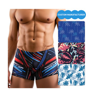 OEM ODM Op Maat Gemaakte Heren Zwembroeken Sublimatieprint Snel Droogende Strandshorts Groothandel Rechtstreeks Van De Fabriek