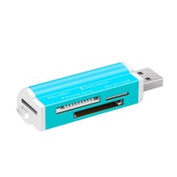 Lector de Tarjetas USB Externo Multifuncional, Mini Adaptador Portátil de Tarjetas TF/SD |   USB 2.0 de Alta Velocidad 480Mbps Plug and Play para Dispositivos Móviles