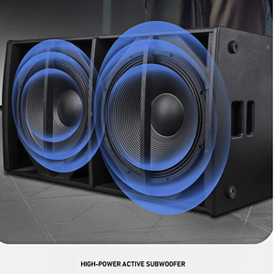 LMO X218 Subwoofer Actif Professionnel de Scène 18 pouces à Aimant Néodyme avec Connexion Wood Caron, Haute Puissance, pour Audio de Salle - Product Image 3