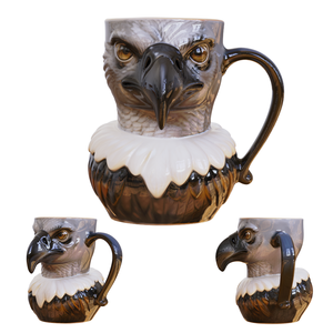 Groothandel Custom Grillige 3d Vliegende Vogel Keramische Mok Creatieve Dieren Koffie Cup Voor Natuur Natuurliefhebbers Thuis Cadeau Idee - Product Image 3