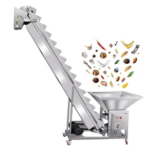 Máquina Selladora de Botellas, Elevador de Cangilones Inclinado, Máquinas de Llenado Neumáticas, Transportador de Alimentos, Cereales, Bocadillos, Nueces, Migas, Plástico, Automático - Product Image 1
