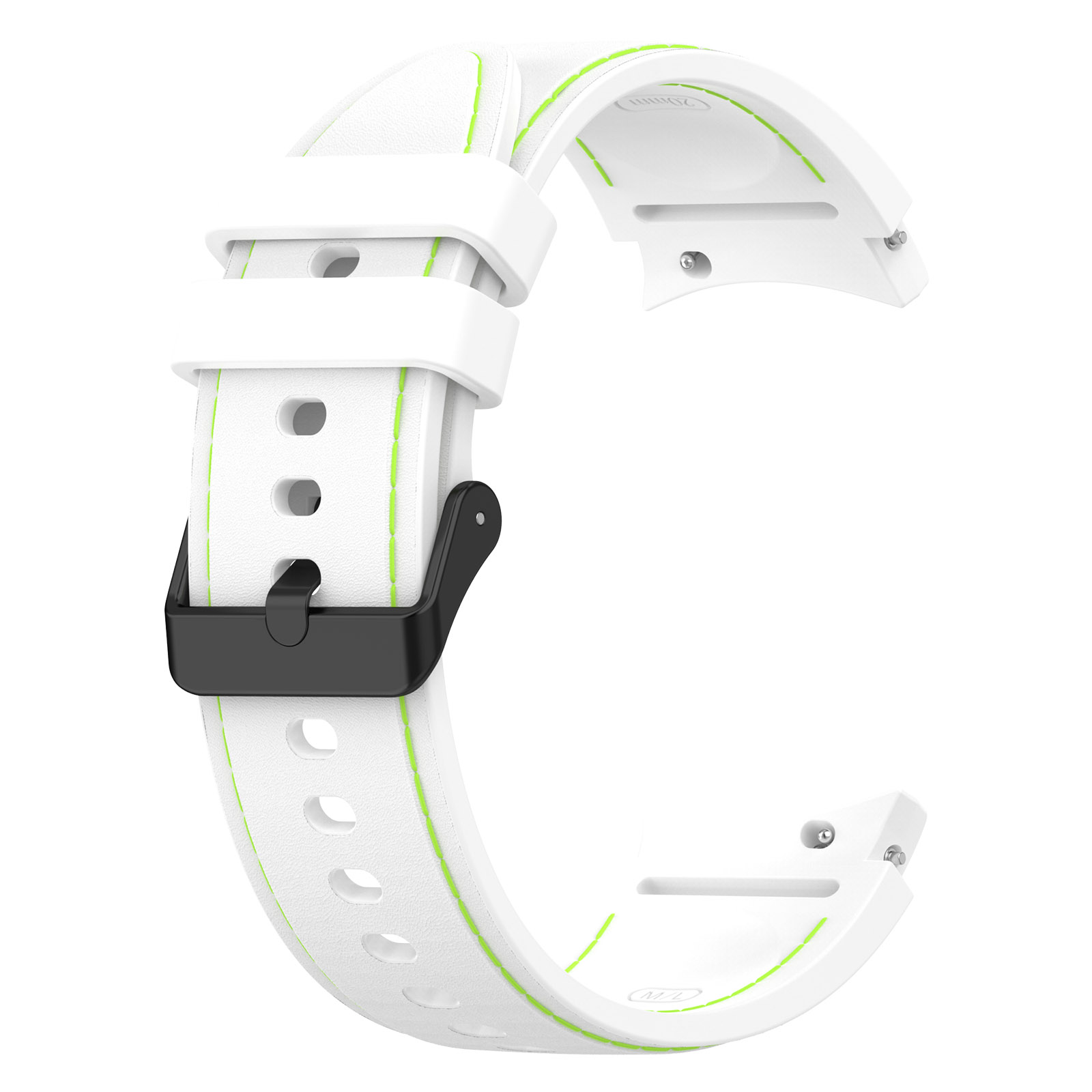 Noir boucle-blanc/vert