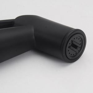 Матовое черное сиденье для унитаза с душевой головкой и ванной - Product Image 5