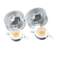 Mini lentille LED 13 mm 1W 3W en acrylique PMMA convexe 15 30 45 60 90 100 degrés pour réflecteur de carte PCB LED IR CCTV et support collimateur