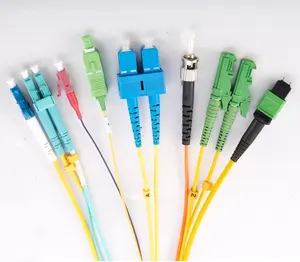 Fiber optik kablo atlamacı SC LC FC ST E2000 LX.5 MTRJ MU ara kablolar Pigtail