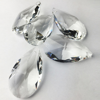 Pièces de lustre en cristal, accessoires de lustre en cristal transparent en forme de goutte d'eau MH-12822