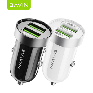 Chargeur de voiture universel BAVIN à prix de gros, double port micro USB, 2.4a QC3.0 18W, charge rapide pour voiture et fourgonnettes PC861 - Product Image 3