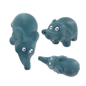 Custom Logo Soft Elephant Shape Stress Promotional Gift Squeeze <b>Animal</b> Cute Toys Ball for Kids - Product Image 1