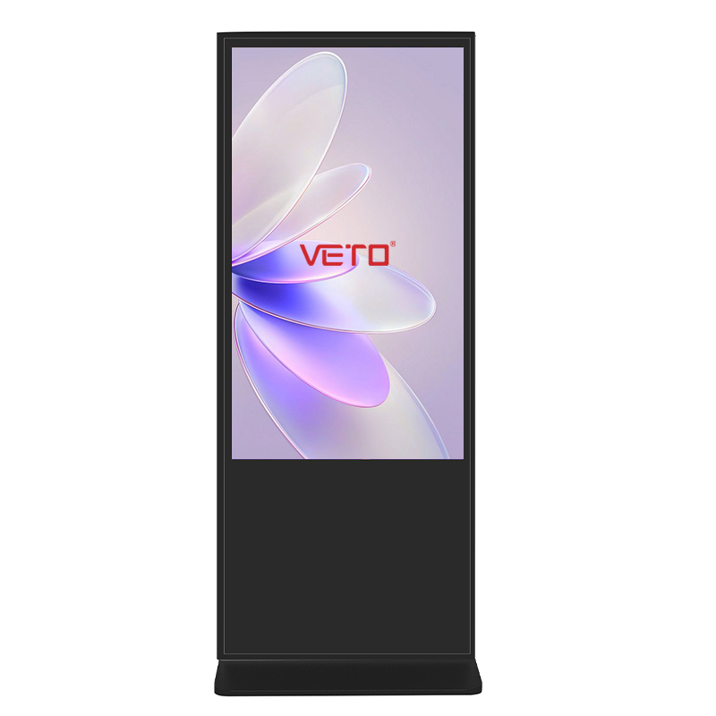 VETO 43 49 55 дюймов Android LCD рекламные вывески для помещений вертикальные напольные киоски с сенсорным экраном для гостиниц