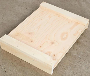 แผ่นครอบรังอพยพแบบ10เฟรมวัสดุไม้สำหรับระบายอากาศอุปกรณ์เลี้ยงสัตว์ - Product Image 2