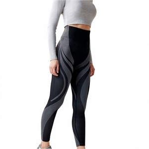 Best Women's High Waist Seamless Leggings & Yoga Tights-Customizable Spandex <b>Blend</b> for Gym Running & Fitness - Product Image 5