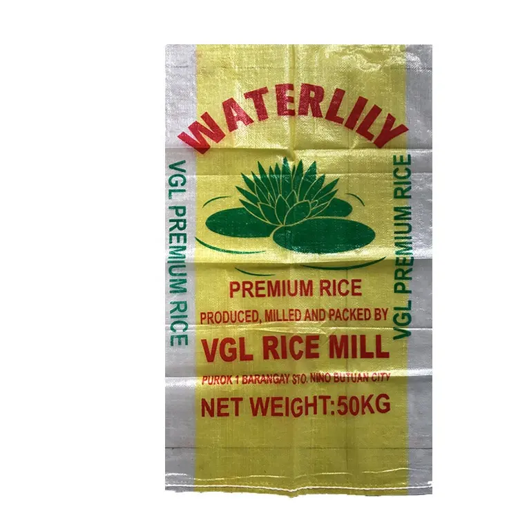Venta al por mayor 5KG 10KG 20KG del bolso del paquete de los PP para el arroz paquete