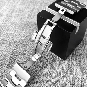 Satine Grand <span class=keywords><strong>H</strong></span> Links correa de acero inoxidable para Apple Watch Series 11 <span class=keywords><strong>Band</strong></span> 10 9 8 correa de pulsera de metal para Iwatch 42mm 46mm - Product Image 4