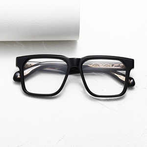 Full Rim Rectangle <b>Eyeglasses</b> <b>Frames</b> Solid Color Anti-Uv Lightweight Vision Correction for Adults Unisex - Product Image 1