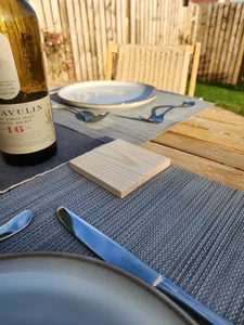 Elegant Wooden Coaster Set with Smooth Sturdy Heatproof Non Slip Base Perfect for <b>Table</b> Protection in Home <b>Bar</b> Restaurant Use - Product Image 5