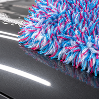 Gant de lavage de voiture en microfibre dense, sans rayures, pour le detailing automobile, super absorbant, épais, pour le nettoyage des voitures