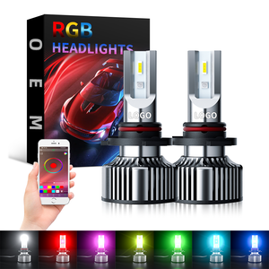 Đèn pha LED ô tô thay thế đèn <span class=keywords><strong>Halogen</strong></span>, đèn RGB, bóng đèn pha LED mini H4 H7 - Product Image 2