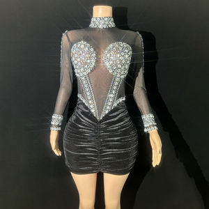 short club dress Shiny Metallic Party Night Club Mini Dress Women Y2K Clothing Halter B