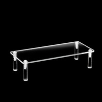 Présentoir à étages transparent en acrylique pour figurines, boîtes mystères, bijoux, parfums, cupcakes – Organisateur et vitrine à niveaux