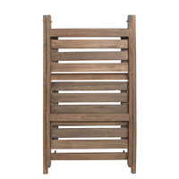 Étagères de plantes en bois de bambou, pliables, 3/2 niveaux, pour plantes d'intérieur