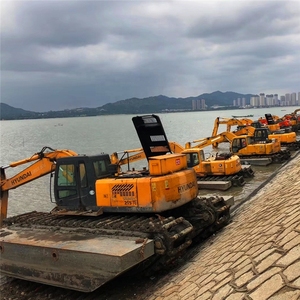 Excavadoras anfibias con pontón 21ton, precio barato, Ekskavator, <span class=keywords><strong>Amfibi</strong></span>, dengan, pontón 21ton, dengan, Harga Murah - Product Image 3