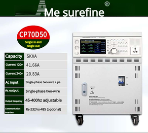 후이푸 CP70D10 고성능 다기능 단상 정밀 프로그래머블 가변 주파수 테스트 전원 공급기 - Product Image 2