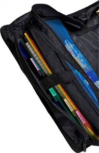 Carpeta Archivadora con Cierre de Cremallera de 4 Pulgadas y 3 Anillas en D, con 5 Pestañas, Rojo, D-186-RED, Muestra Gratuita - Product Image 5