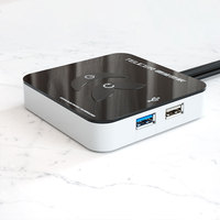 USB3.0 Desktop Computer Switch Extension Start Button Creative Metal Plastic Home Chassis External Use Computer Accessories