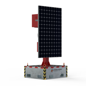 Caméra de surveillance mobile solaire 4G Circularegg pour parkings – Tour de sécurité CCTV solaire mobile - Product Image 2